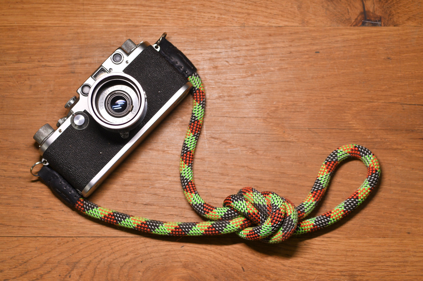 Climbing Rope Camera Strap - Rasta