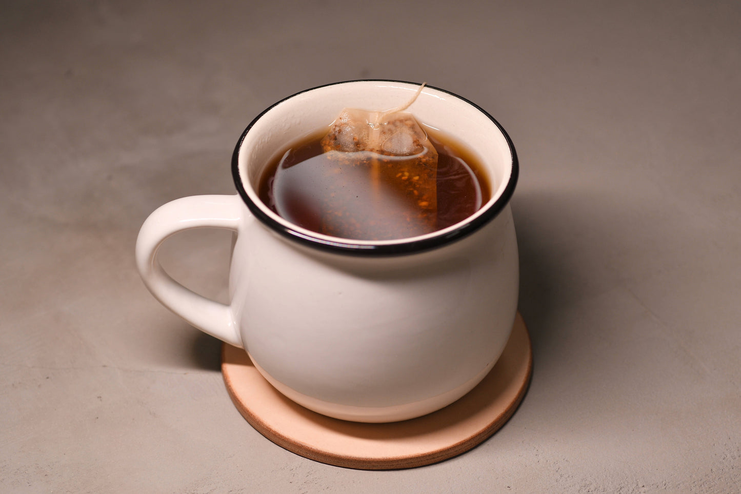 Leather Coaster - Natural