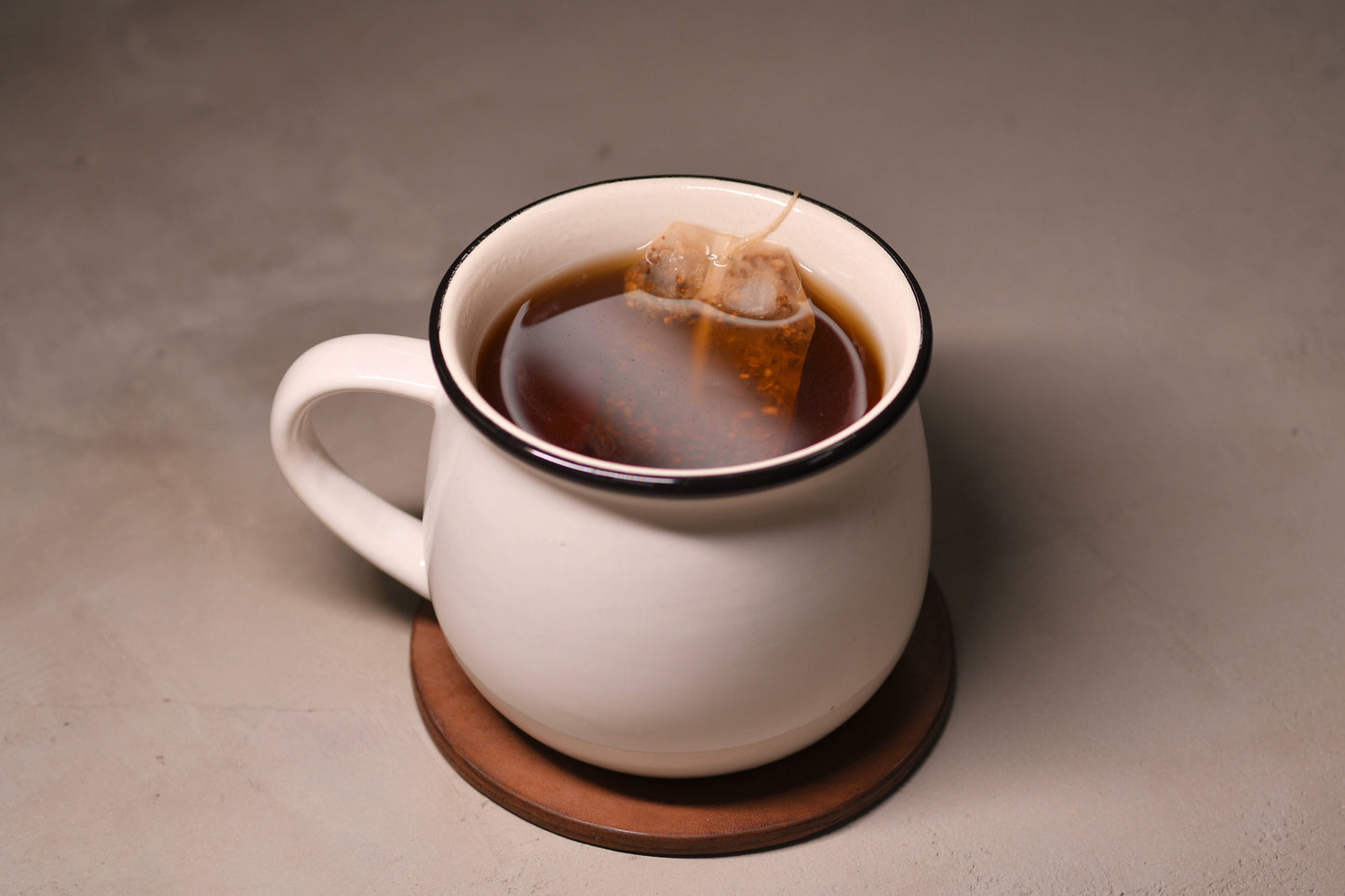 Leather Coaster - Brown