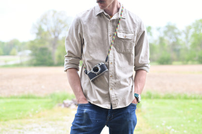 Climbing Rope Camera Strap - Rasta