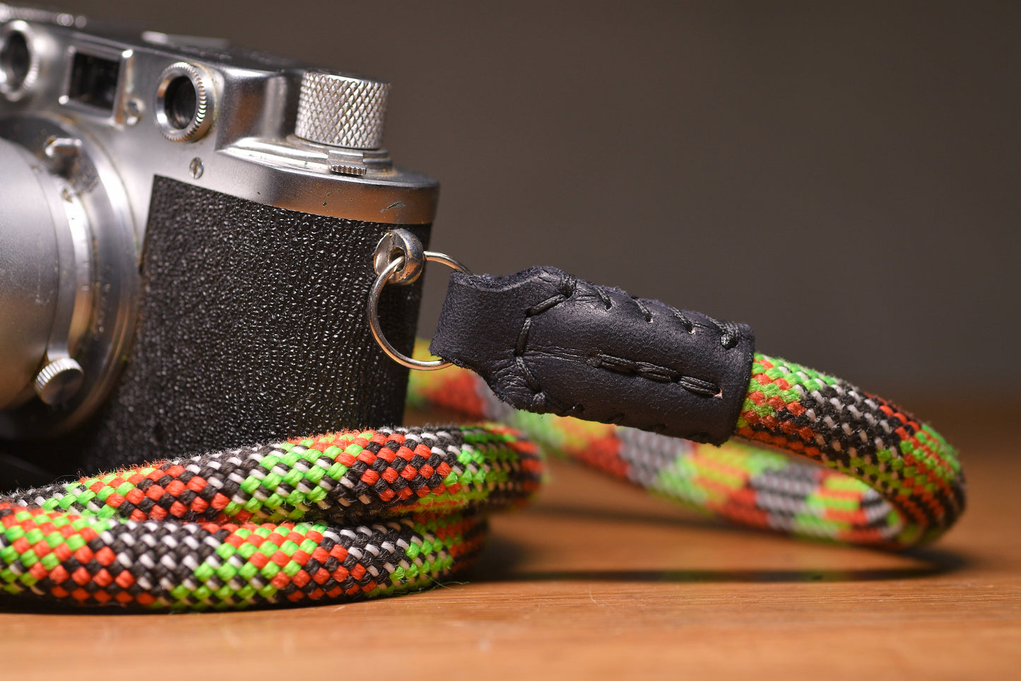 Climbing Rope Camera Strap - Rasta