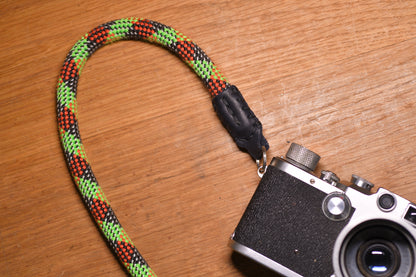 Climbing Rope Camera Strap - Rasta