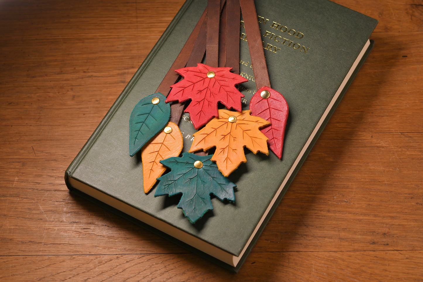 Maple Bookmark - Red
