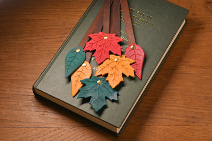 Maple Bookmark - Red
