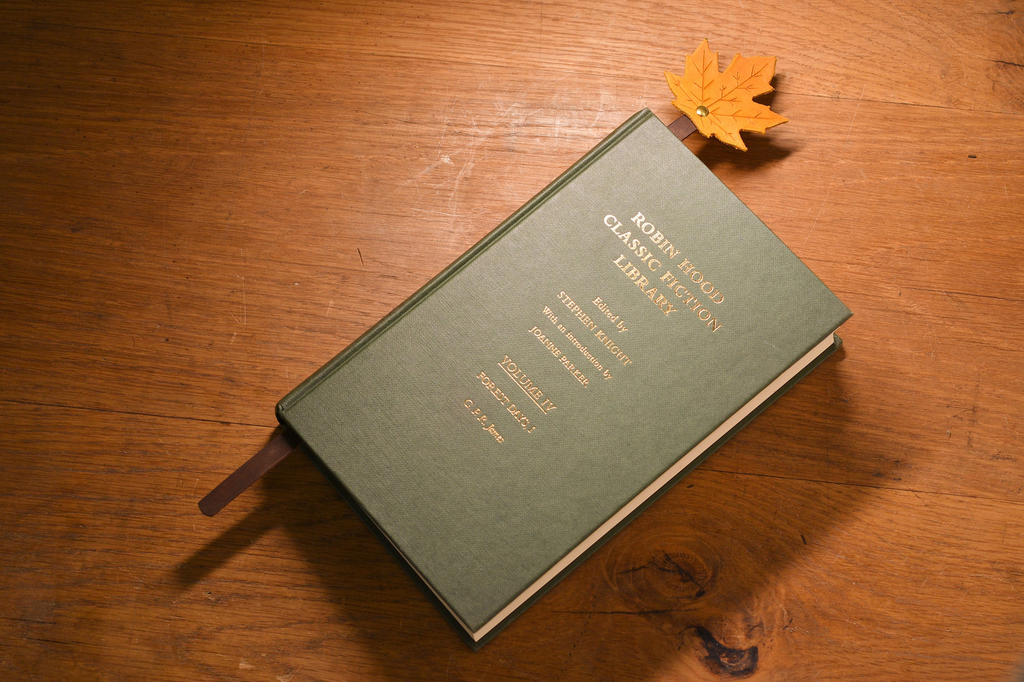 Maple Bookmark - Gold